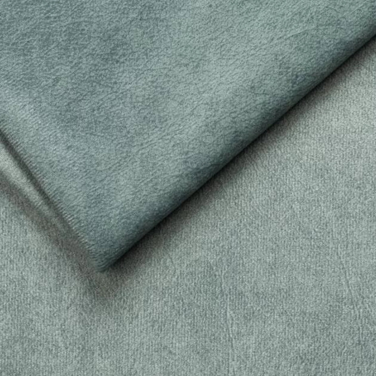 Coltar BAGGIO, sezlong dreapta, stofa catifelata verde menta - Salvador 12, Gama Premium, cu reglaj electric, incarcator wireless, lada depozitare si tetiere reglabile, 280x196x100 cm