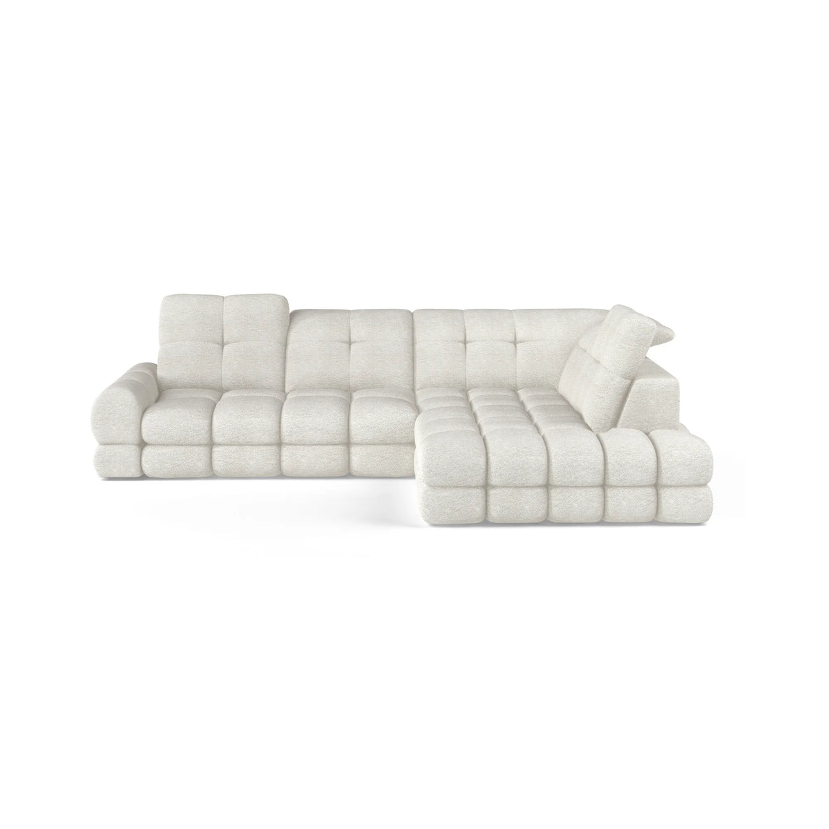 Coltar extensibil TOLLO L, personalizabil materiale gama Oferta Avantaj, cu lada depozitare si reglaj electric, 302x217x105 cm