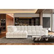 Coltar extensibil TOLLO L, personalizabil, cu lada depozitare si reglaj electric, 302x220x106 cm