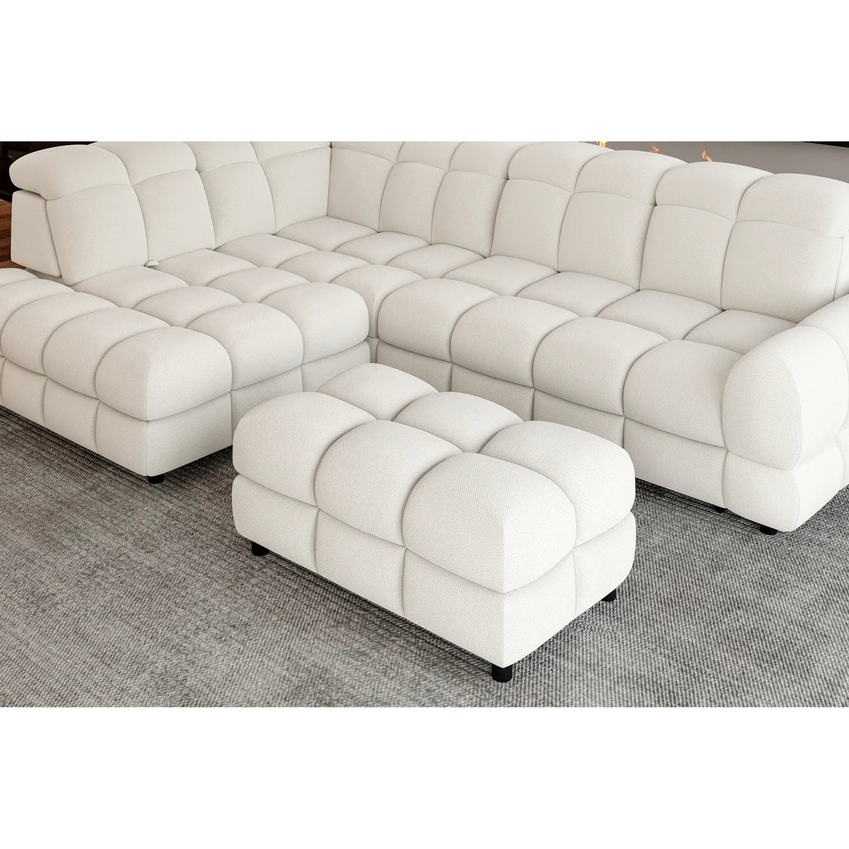 Taburet TOLLO, personalizabil materiale gama Oferta Avantaj, 100x60x42 cm