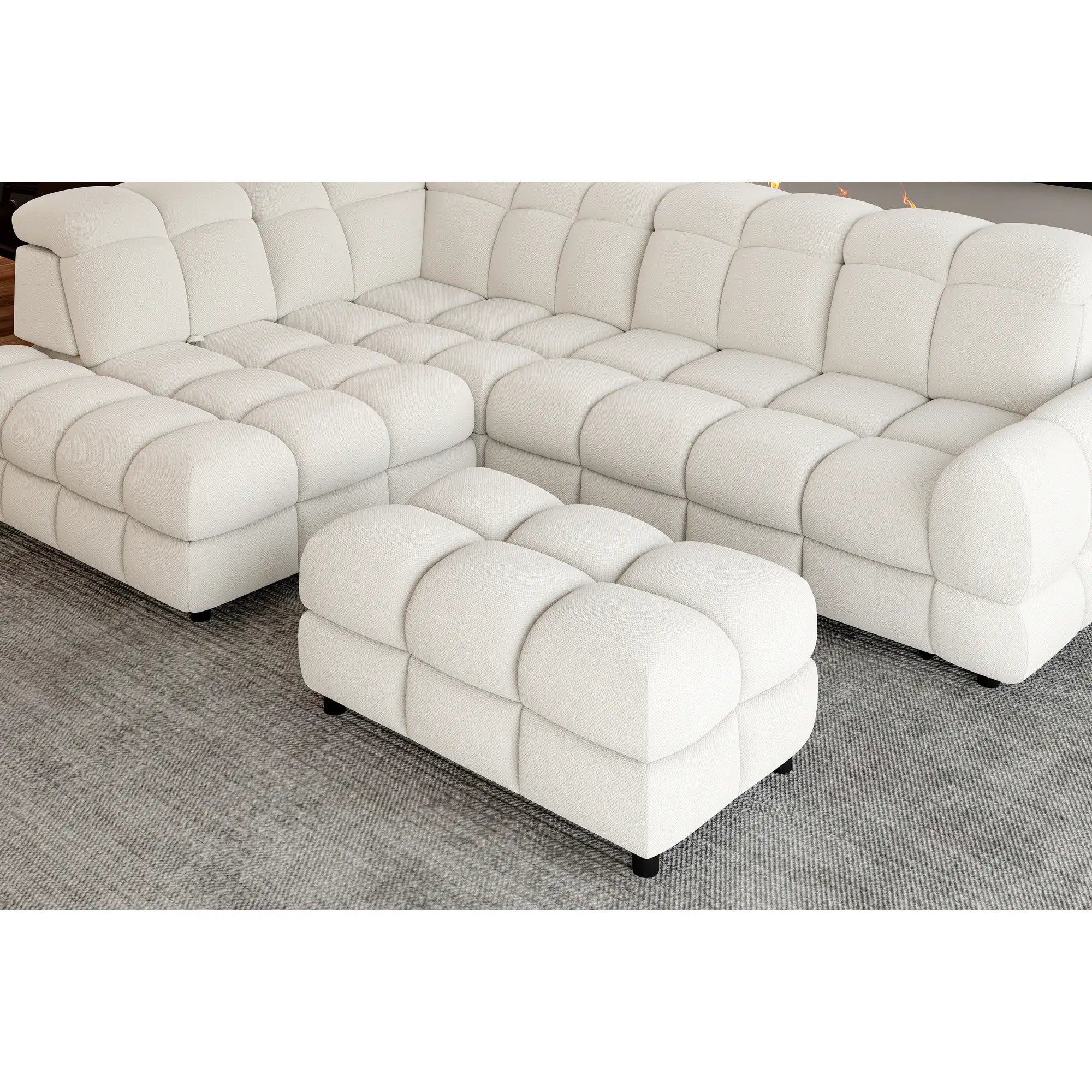 Taburet TOLLO, personalizabil materiale gama Oferta Avantaj, 100x60x42 cm