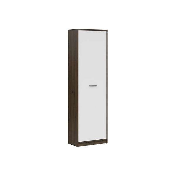 Dulap NEPO PLUS, stejar nobil/alb, PAL laminat, 60x34x197 cm