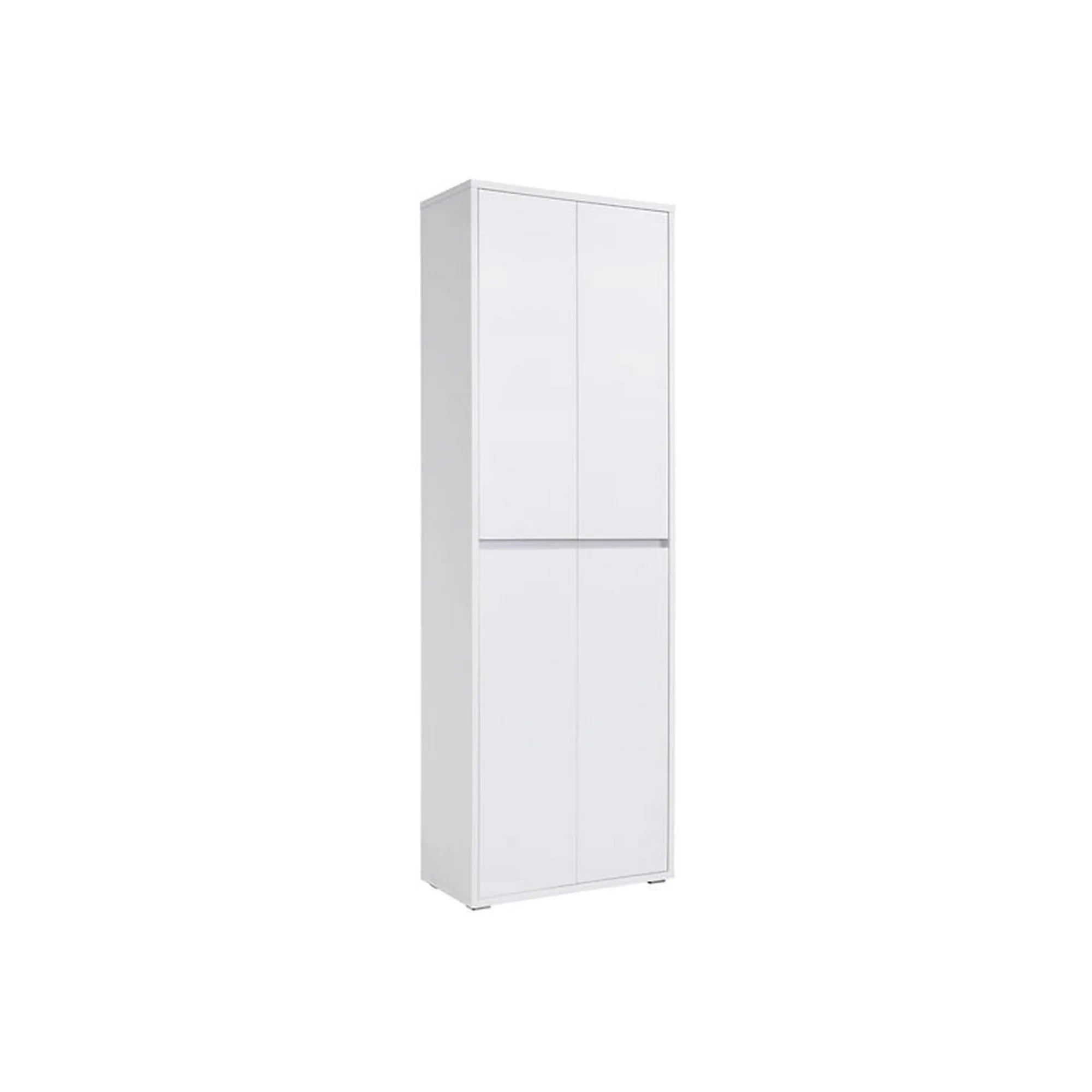Pantofar LIV, alb, PAL laminat, 70x34x210 cm