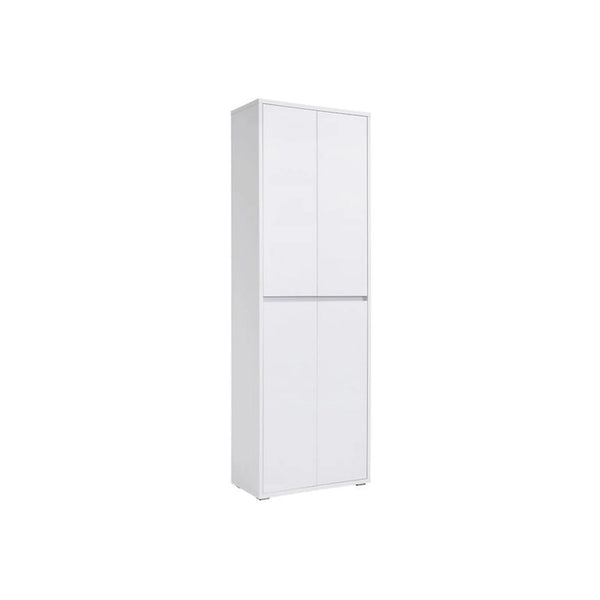 Pantofar LIV, alb, PAL laminat, 70x34x210 cm