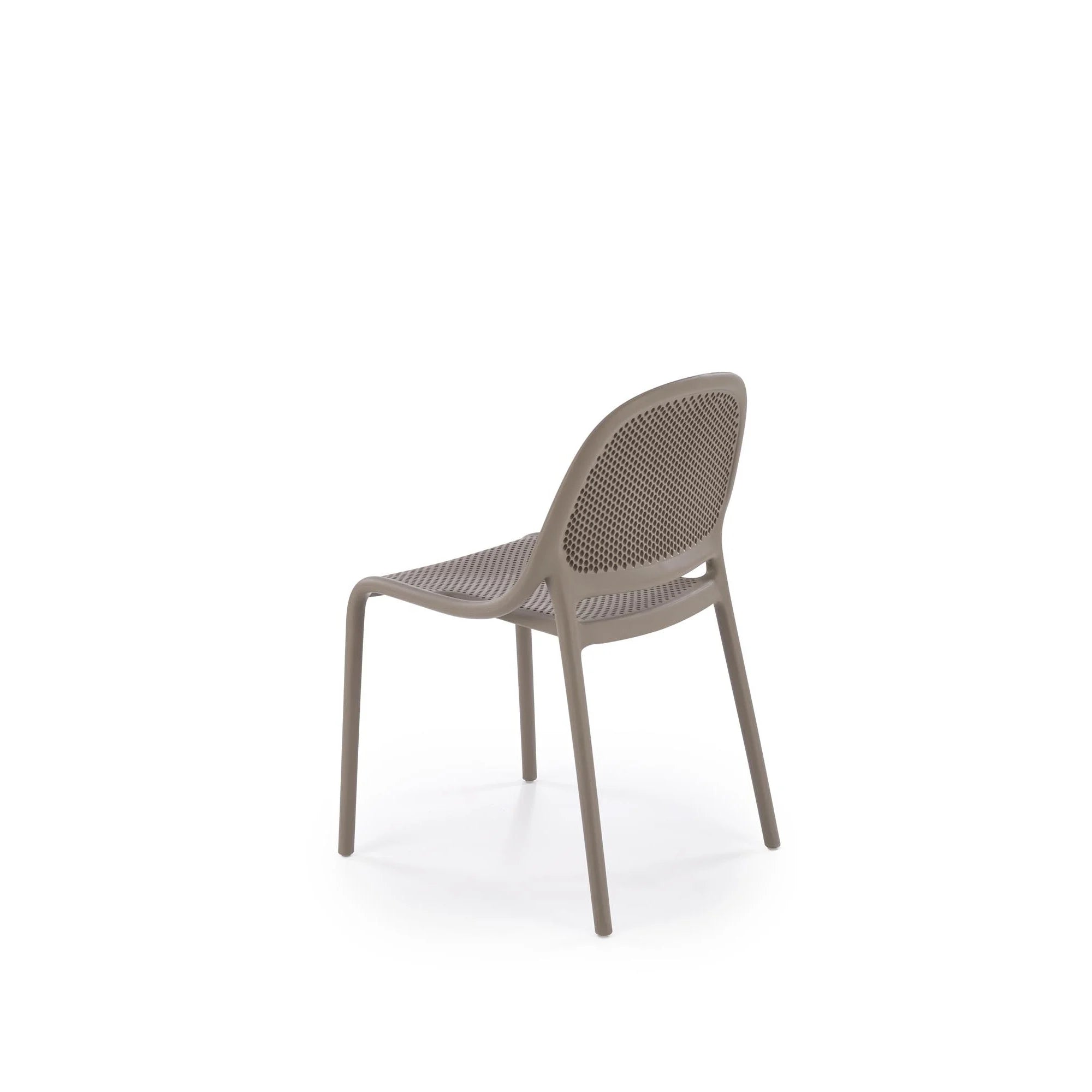 Scaun de gradina K532, grej, polipropilena, 50x56x80 cm