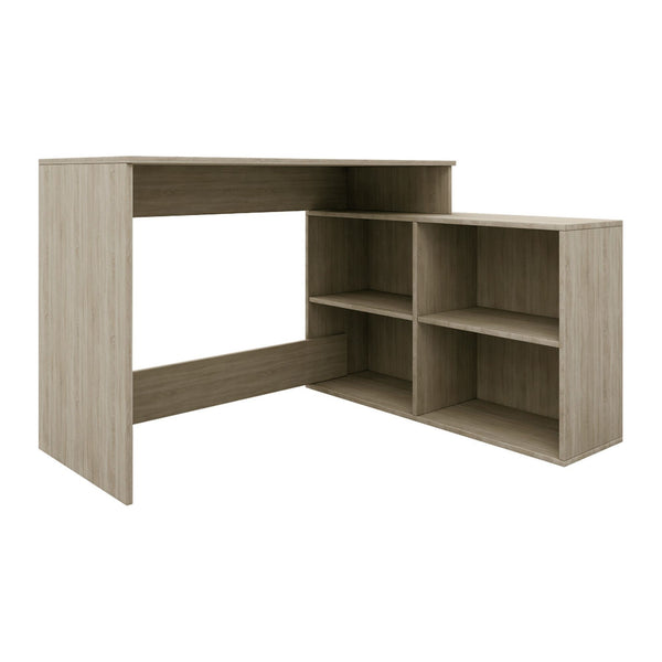 Birou KORNER NEW, stejar sonoma, DTD laminat, 100/120x29/50x76 cm