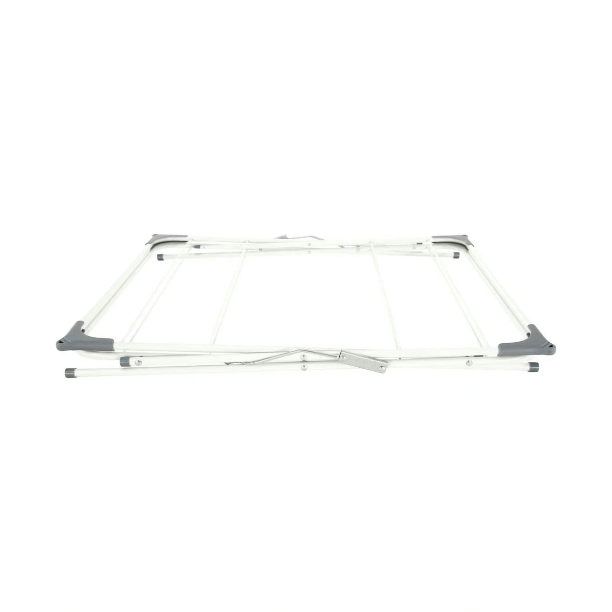 Uscator pliabil haine NODAR, alb/gri, metal/plastic, 60x37x105 cm
