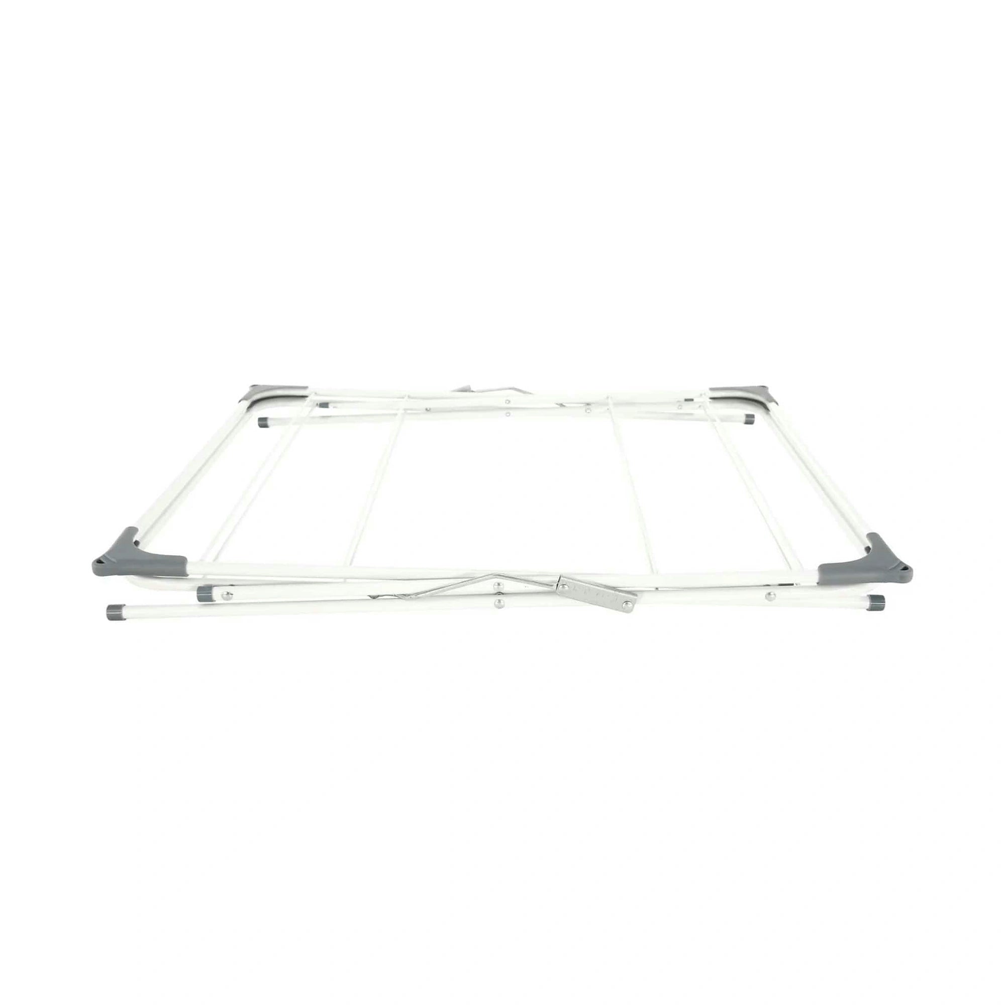 Uscator pliabil haine NODAR, alb/gri, metal/plastic, 60x37x105 cm