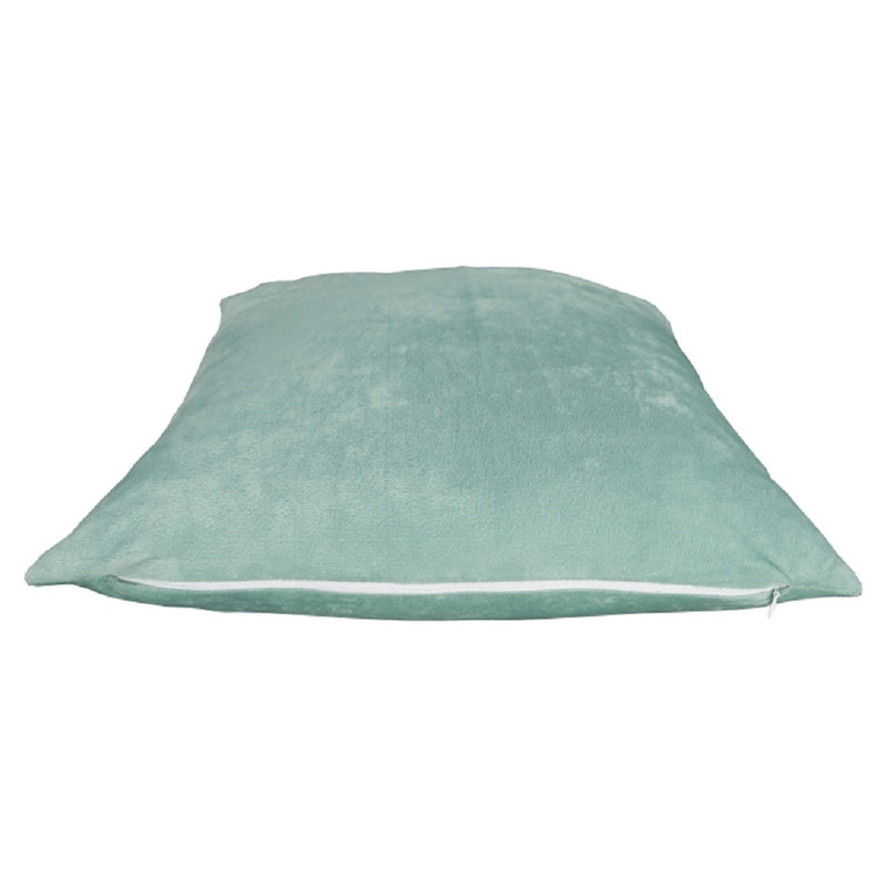 Perna OLAJA TIPUL 10, verde menta - Velvet 56, tesatura catifelata, cu husa detasabila, 60x60 cm