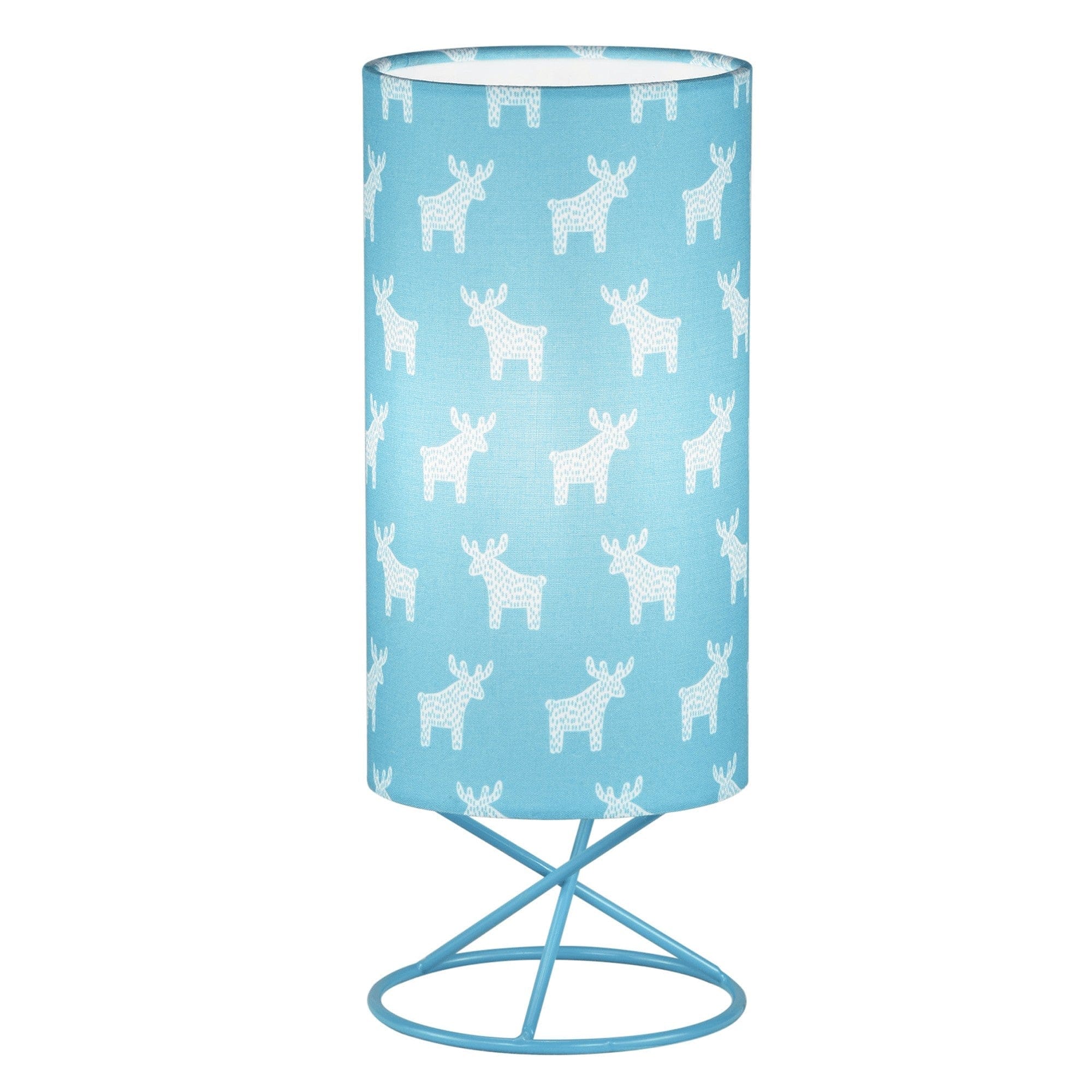 Veioza AVAM, albastru, material textil/metal, 10x25 cm