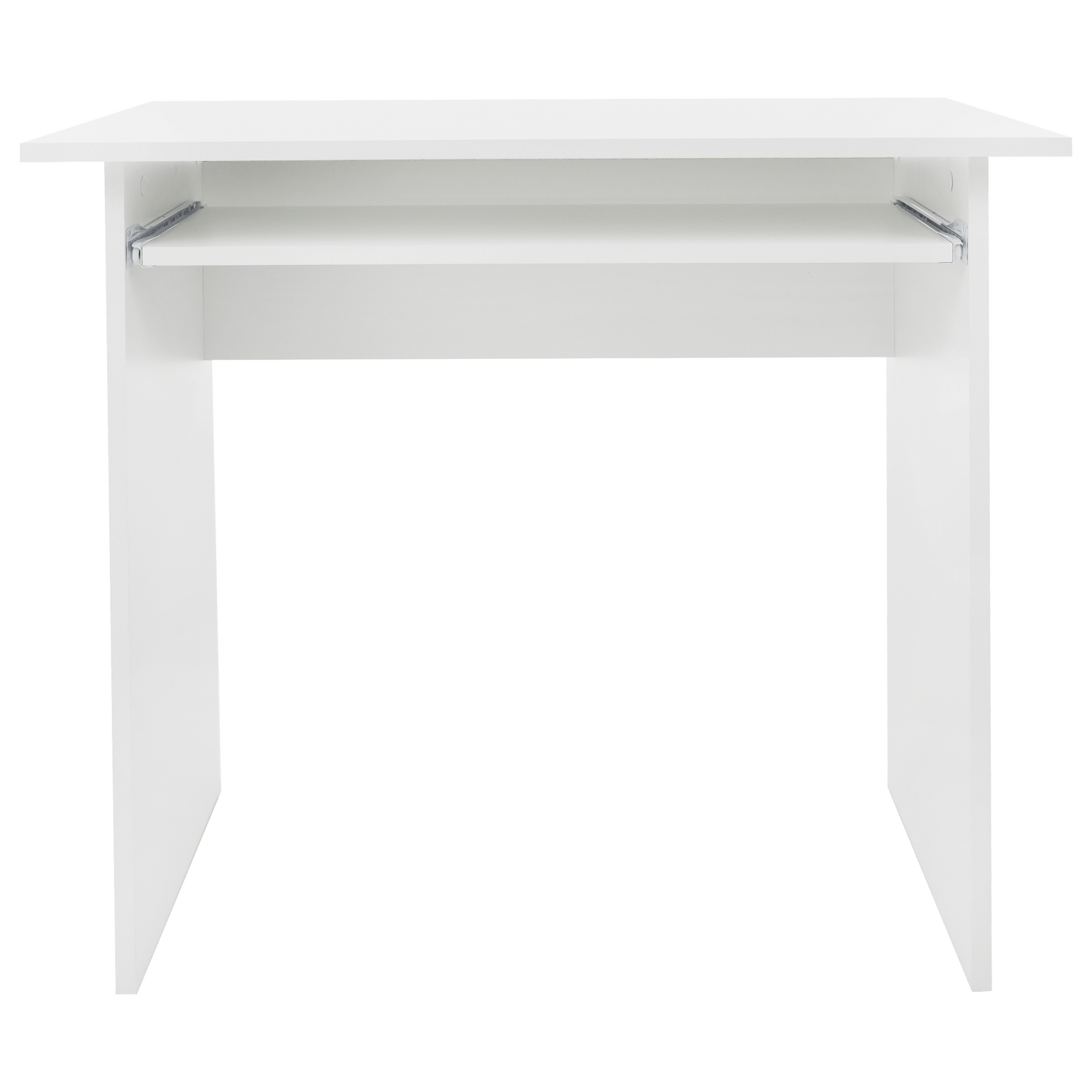 Masa birou VERNER NEW, alb, DTD laminat, 82x50x75 cm