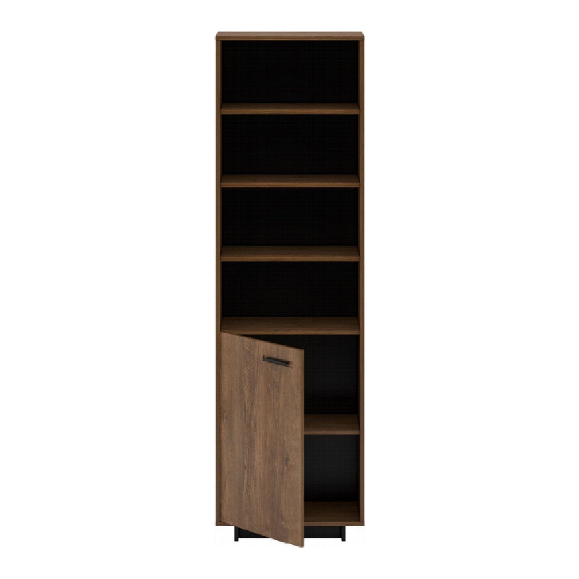 Vitrina DELIS STG, stejar bolzano, 59x38x201 cm