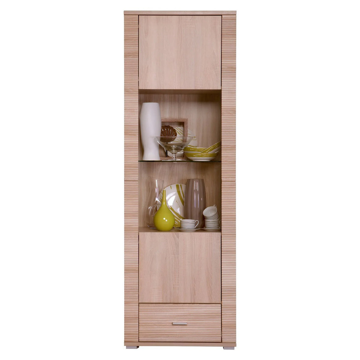 Vitrina GRAND tip 5, stejar sonoma, PAL laminat, 63x39x192 cm