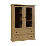 Vitrina LEON MZ5, stejar, PAL laminat, 125x40x180 cm