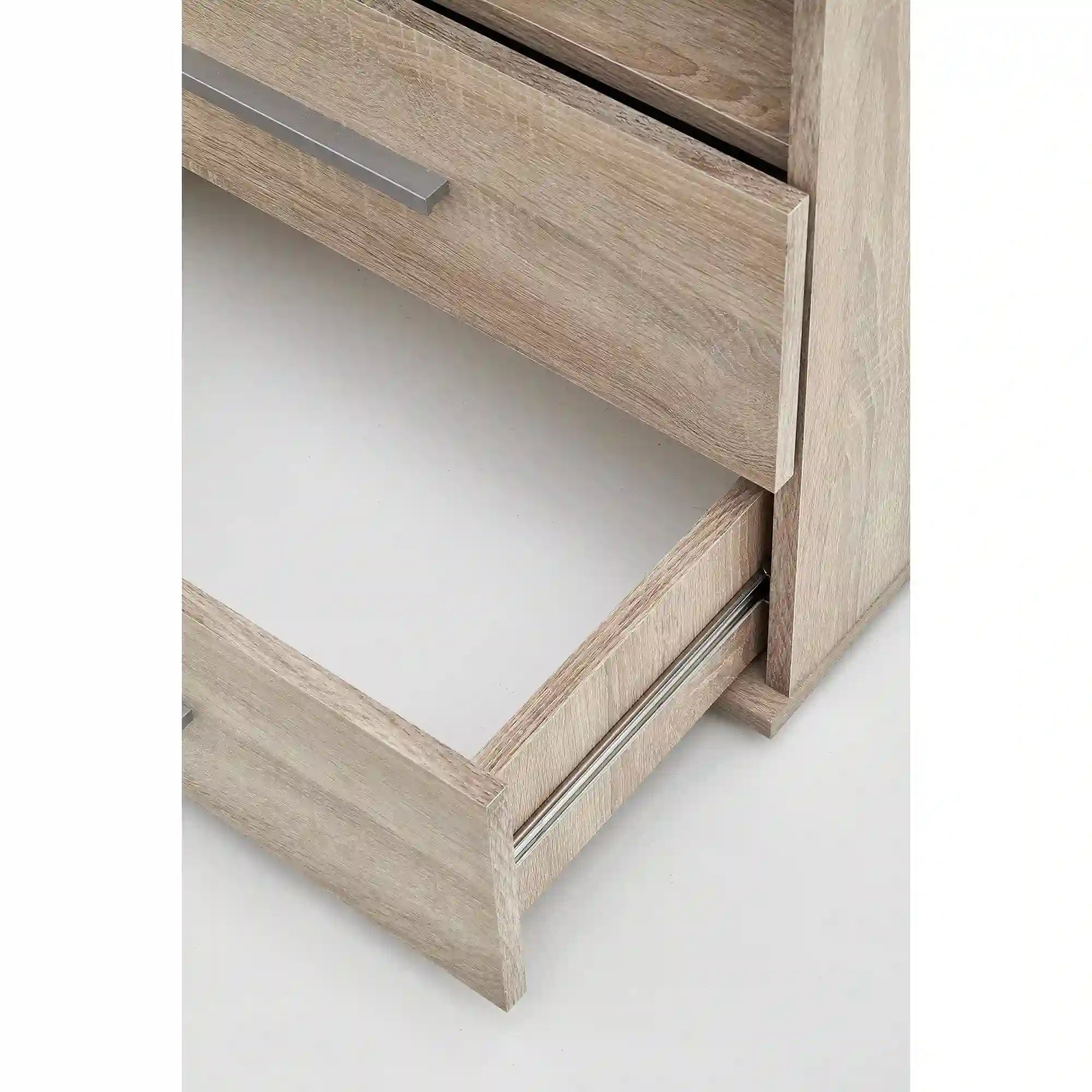 Vitrina LIMA, stejar sonoma, PAL/sticla, 60x40x200 cm