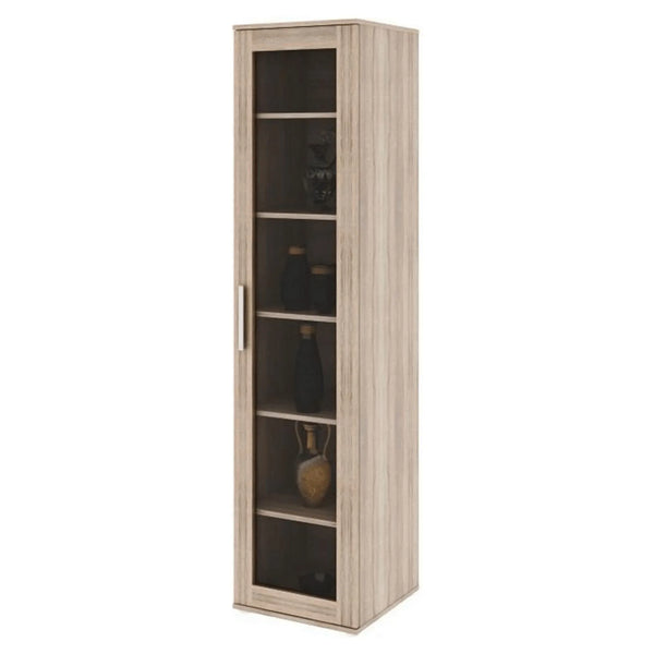Vitrina DUNAJ Tip 4, stejar sonoma, PAL melaminat, 45x47x191 cm