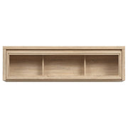 Vitrina suspendata KASPIAN, stejar sonoma, PAL, 144x31x40 cm