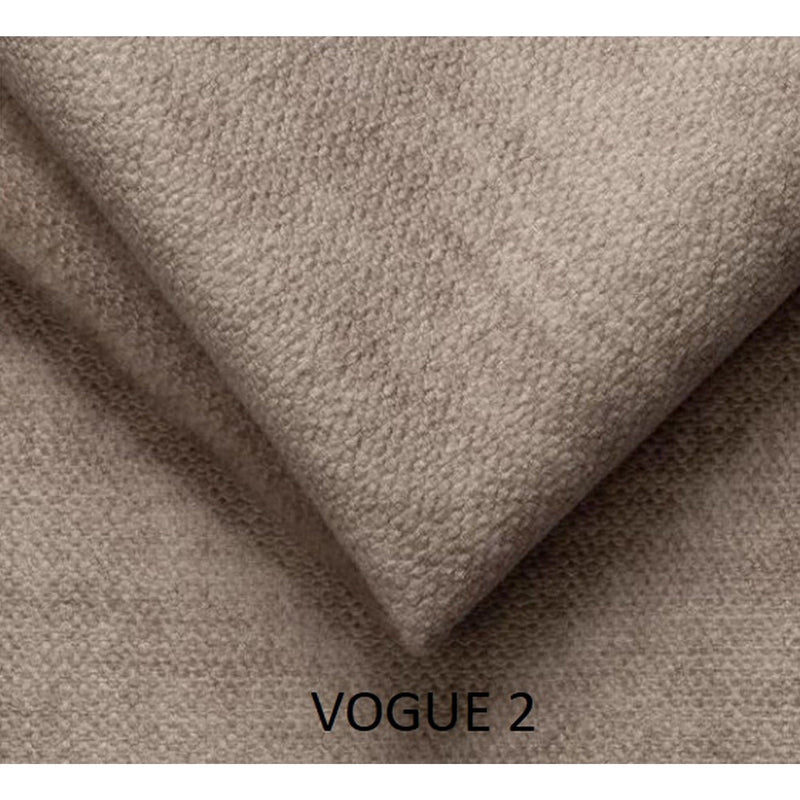 Coltar PALLADIO L, sezlong stanga, stofa catifelata bej - Vogue 02, Gama Premium, cu reglaj electric si tetiere reglabile, 320x220x99 cm