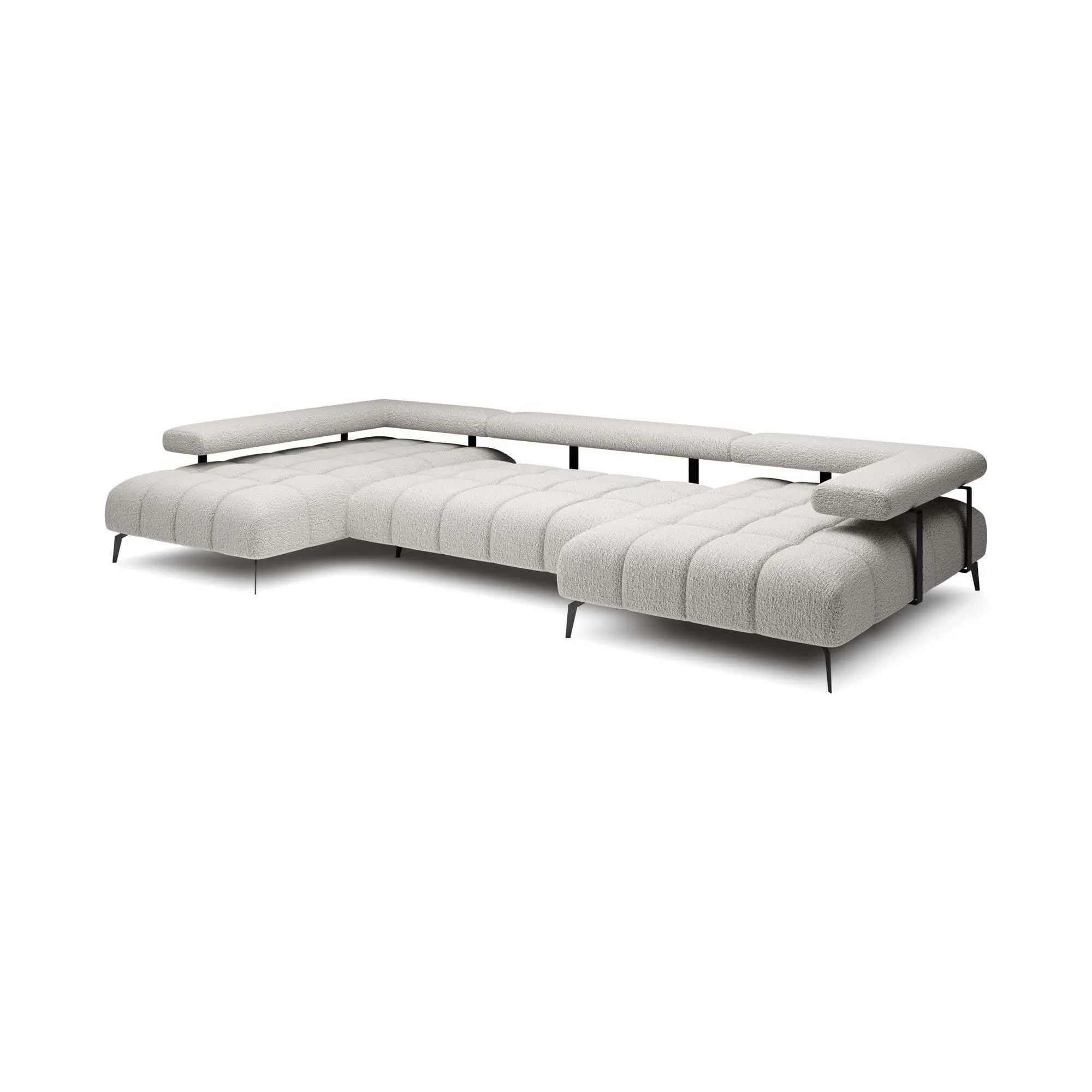 Coltar MAGNETIC XL, personalizabil materiale gama Premium, cu reglaj electric, 371x210x86 cm
