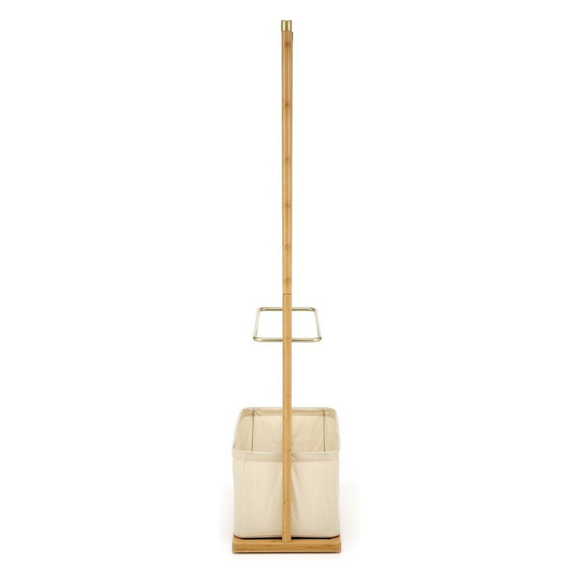 Stander haine WU-31, stejar, metal/lemn de bambus, 60x35x166 cm