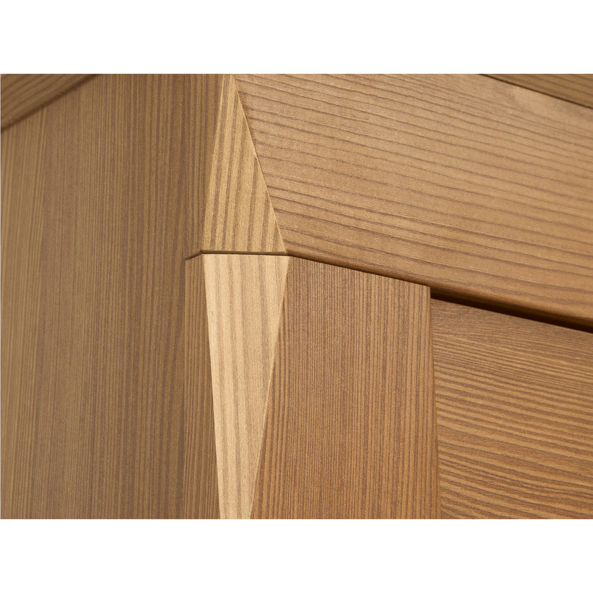 Vitrina BERGEN REG2W2S, stejar, PAL/sticla securizata, 102x47x151 cm