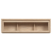 Vitrina suspendata KASPIAN, stejar sonoma, PAL, 144x31x40 cm