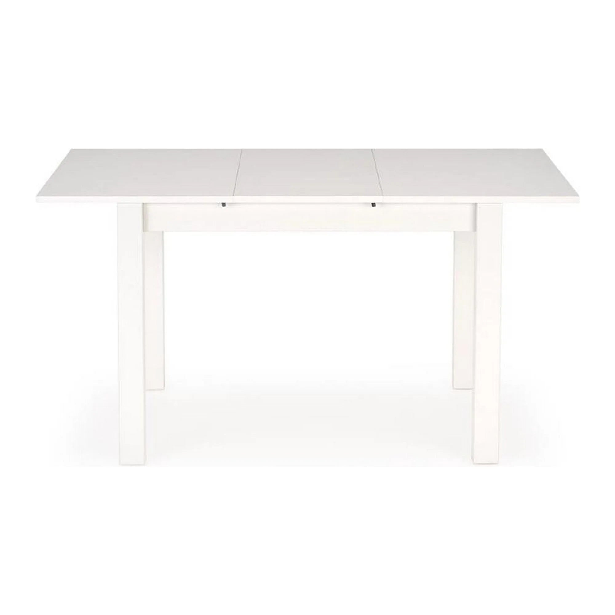 Masa extensibila GINO, alb, PAL furniruit, 100/138x60x75 cm