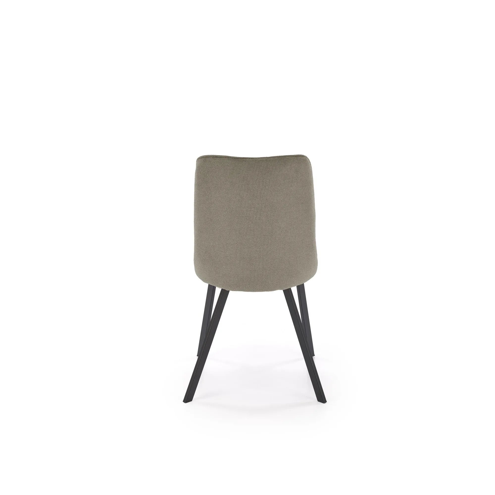Scaun K561, verde/negru, stofa clasica/metal, 44x58x85 cm