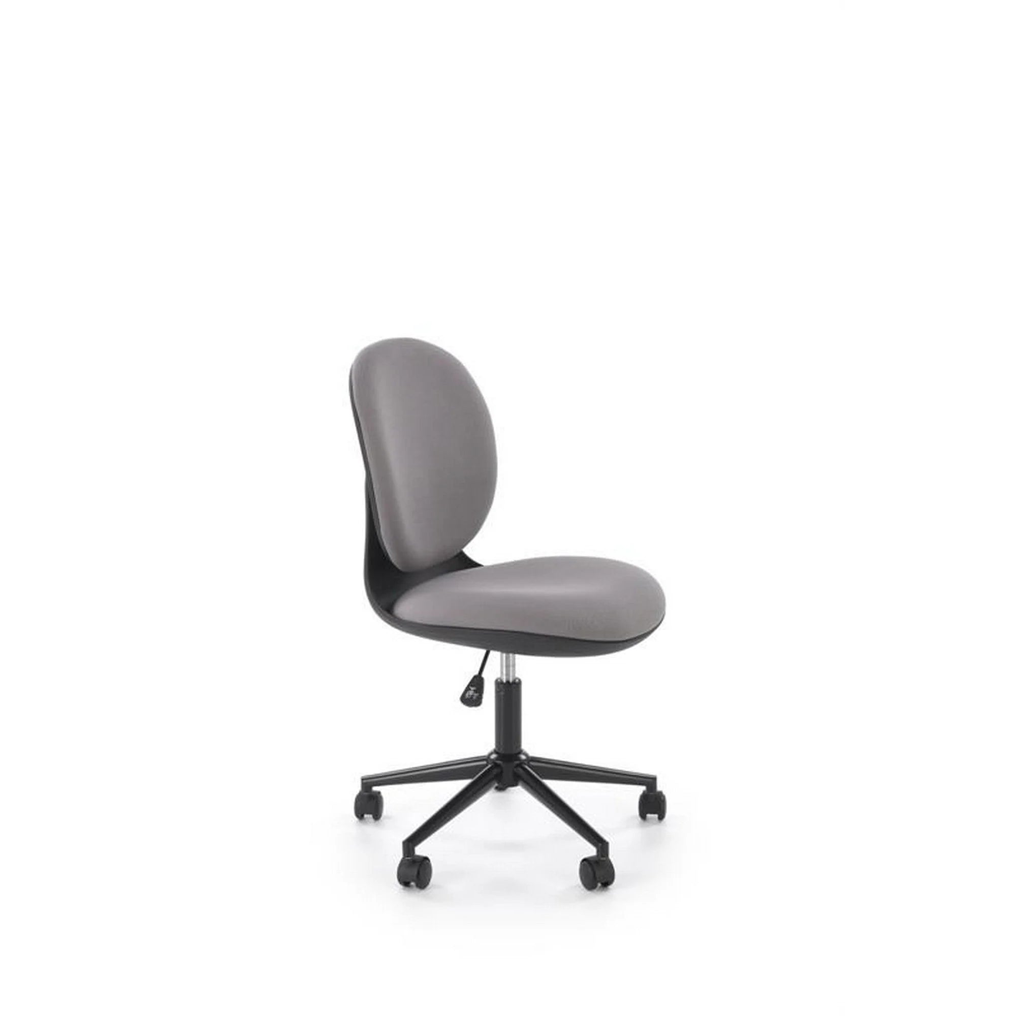 Scaun birou ORION, gri deschis/negru, stofa clasica/polipropilena, 46x55x89/99 cm