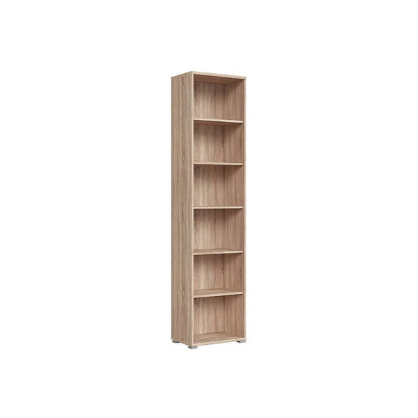 Biblioteca OFFICE, stejar sonoma, PAL laminat, 53x35x221 cm