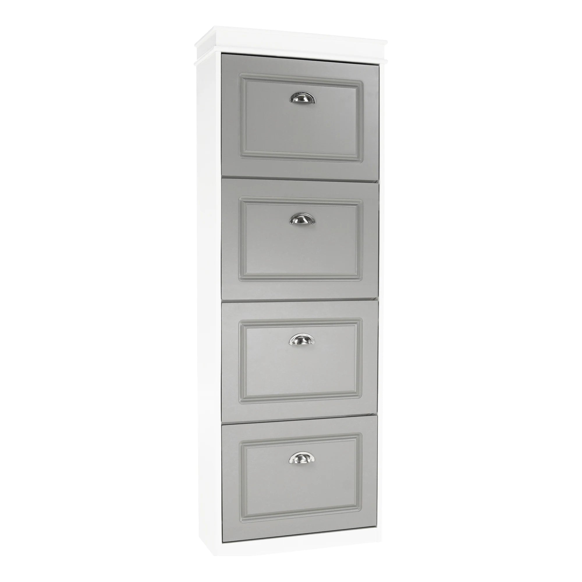 Pantofar SEBER TYP 3, gri/alb, PAL, 54x24x152 cm