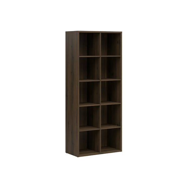 Biblioteca NEPO PLUS, stejar nobil, PAL laminat, 77x39x182 cm