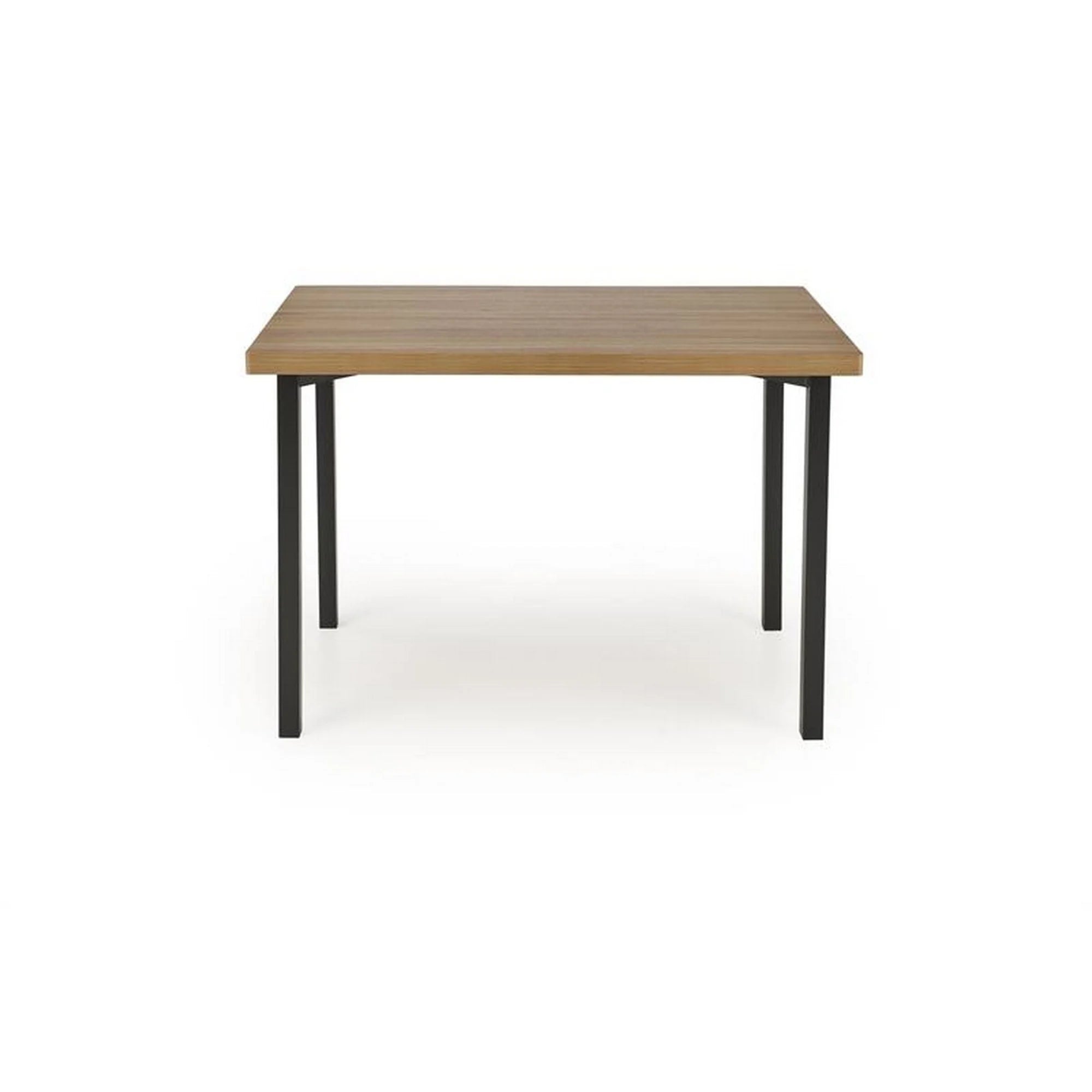 Set masa cu 4 scaune MILTON, stejar/negru, PAL/metal