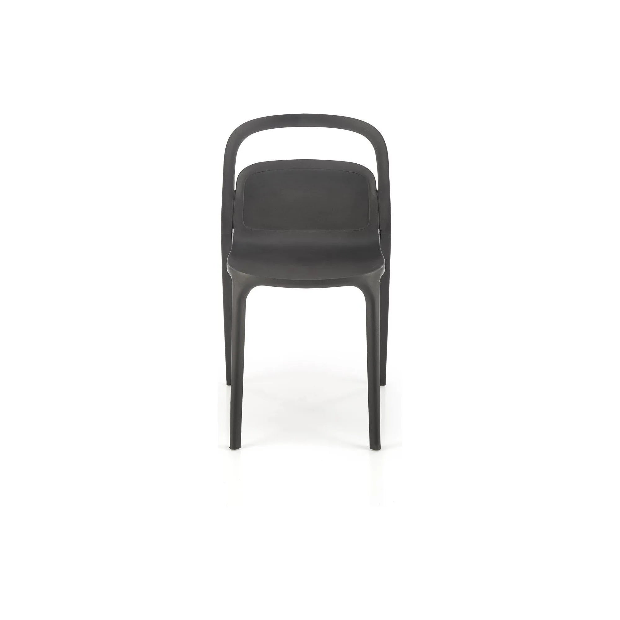 Scaun K490, negru, polipropilena, 46x55x80 cm