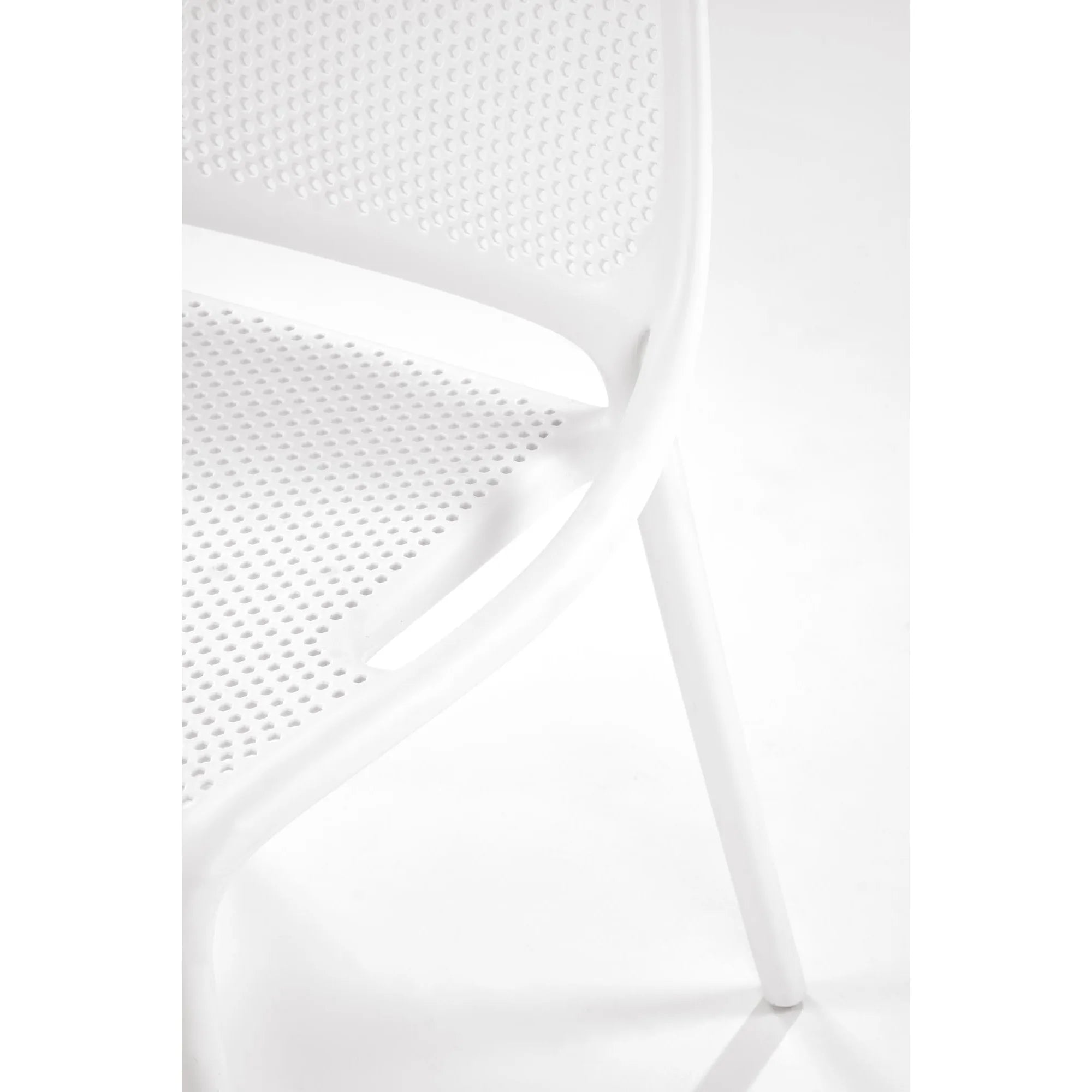 Scaun de gradina K532, alb, polipropilena, 50x56x80 cm