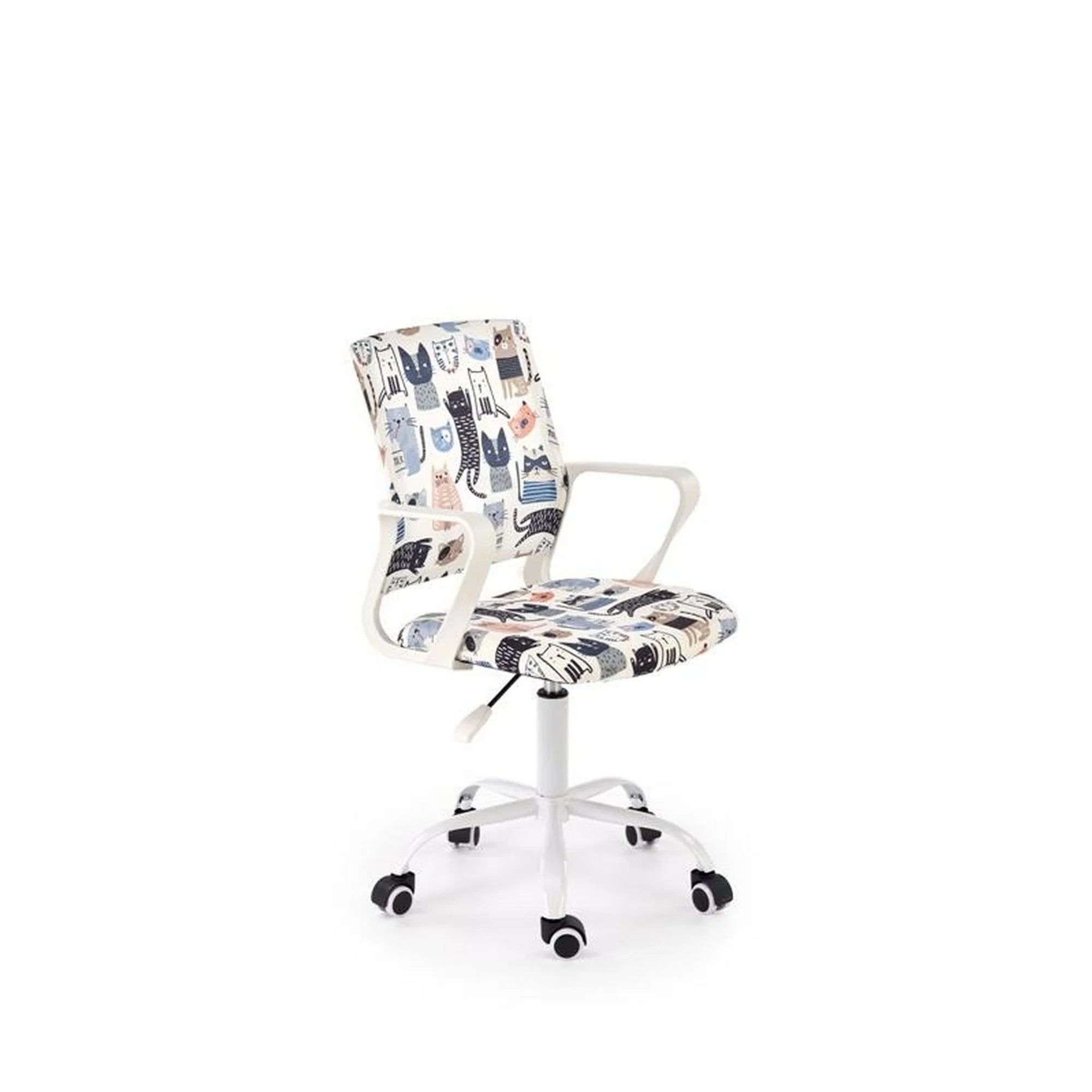Scaun birou ORIS, multicolor, stofa clasica/metal, 51x51x88/100 cm