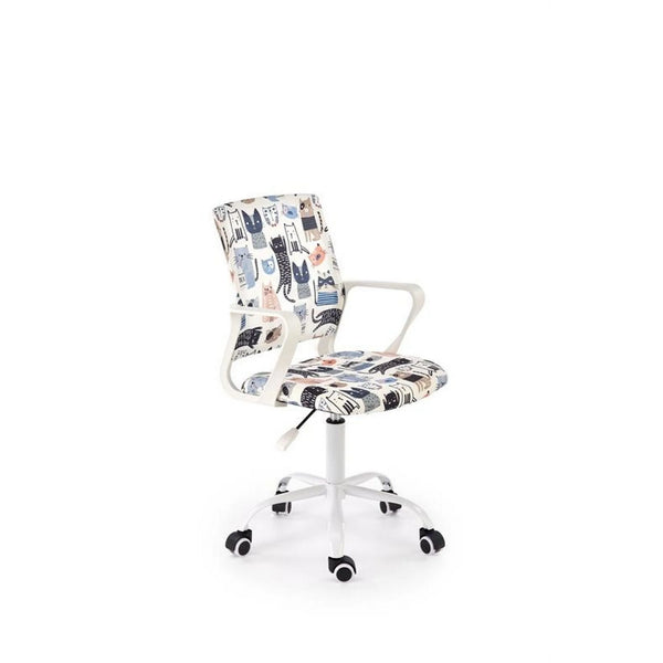 Scaun birou ORIS, multicolor, stofa clasica/metal, 51x51x88/100 cm