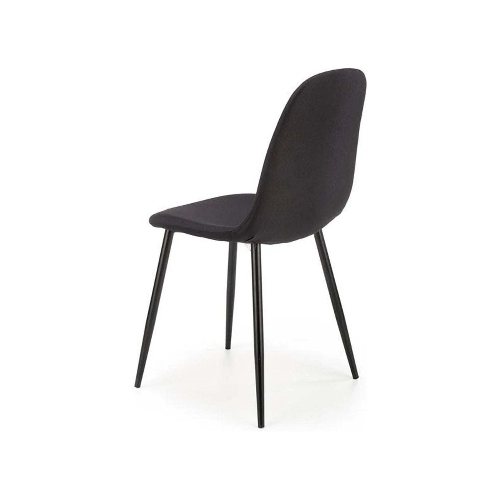 Scaun K449, negru, stofa, 43x47x87 cm