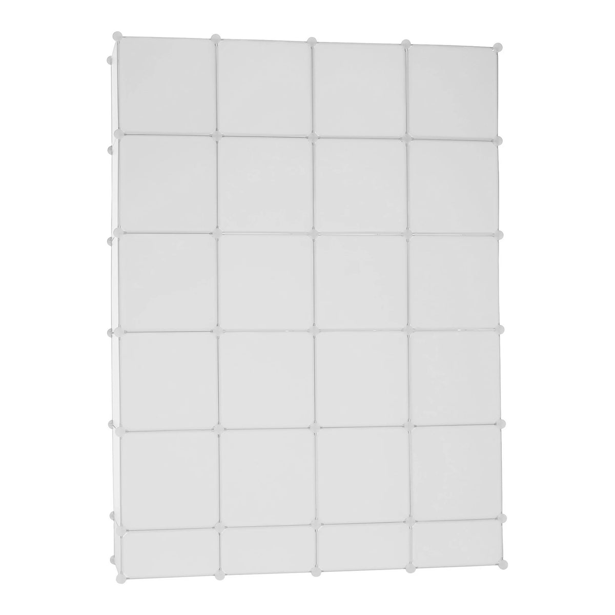 Dulap ZAFOD, alb, metal/plastic, cu 12 usi, 148x46x202 cm