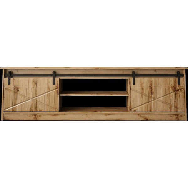 Comoda TV GRANERO, stejar wotan, PAL laminat, 200x35x57 cm