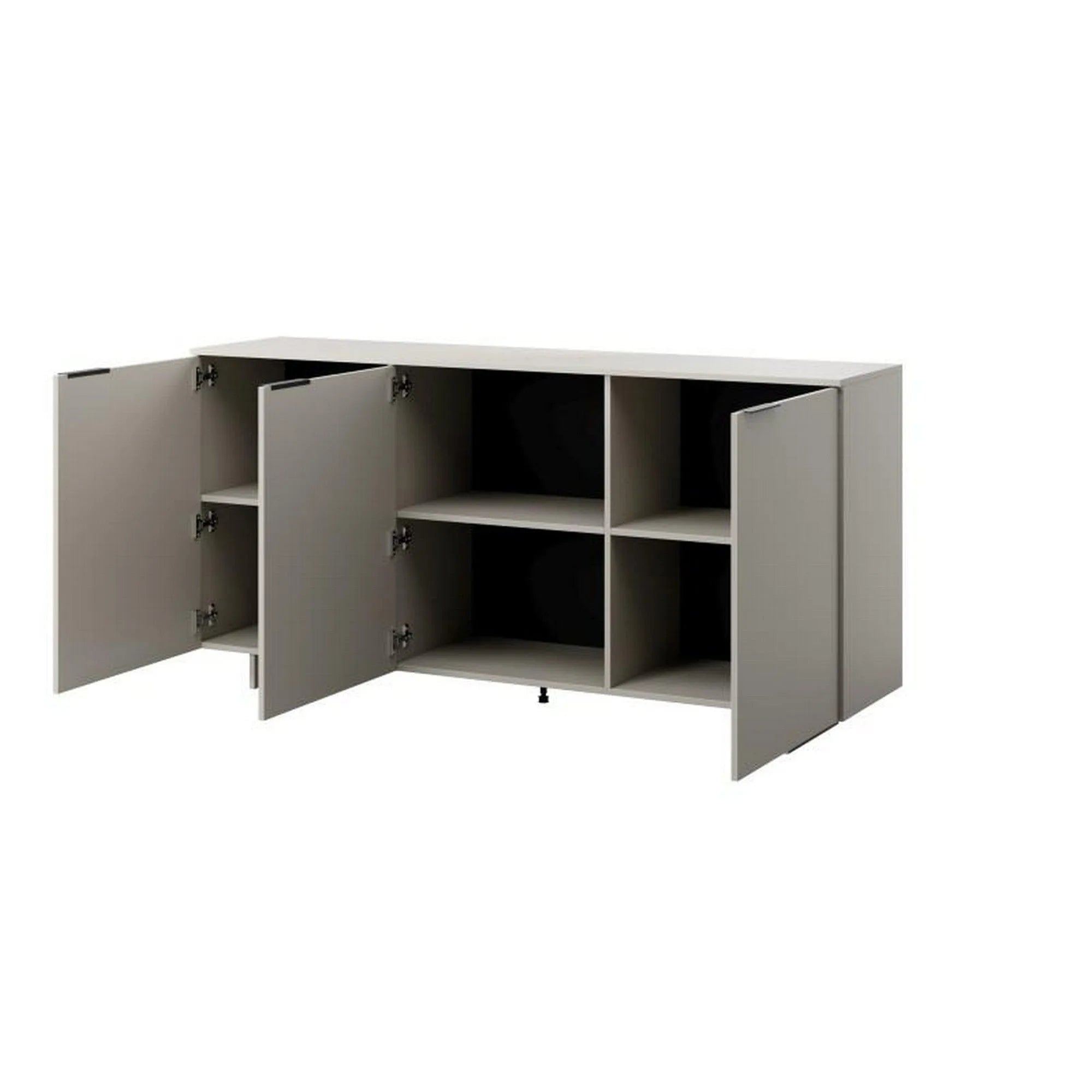 Comoda ALMA, casmir, PAL laminat, cu 3 usi, 180x42x90 cm