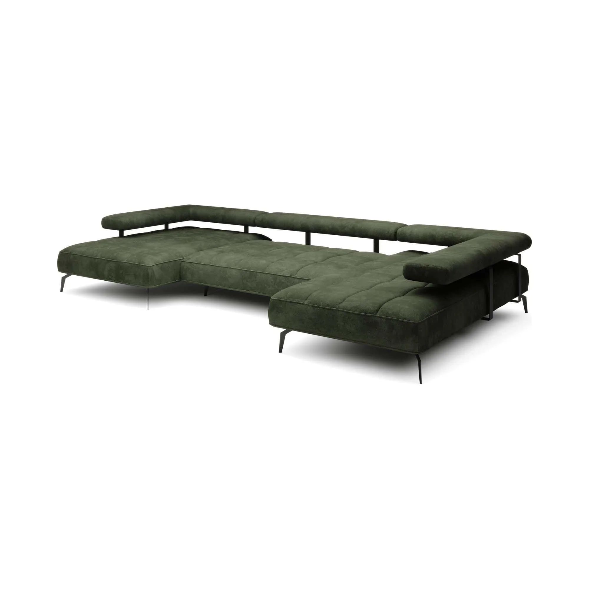 Coltar MONTELLA XL, personalizabil material gama Premium, cu reglaj electric, 372x207x88 cm