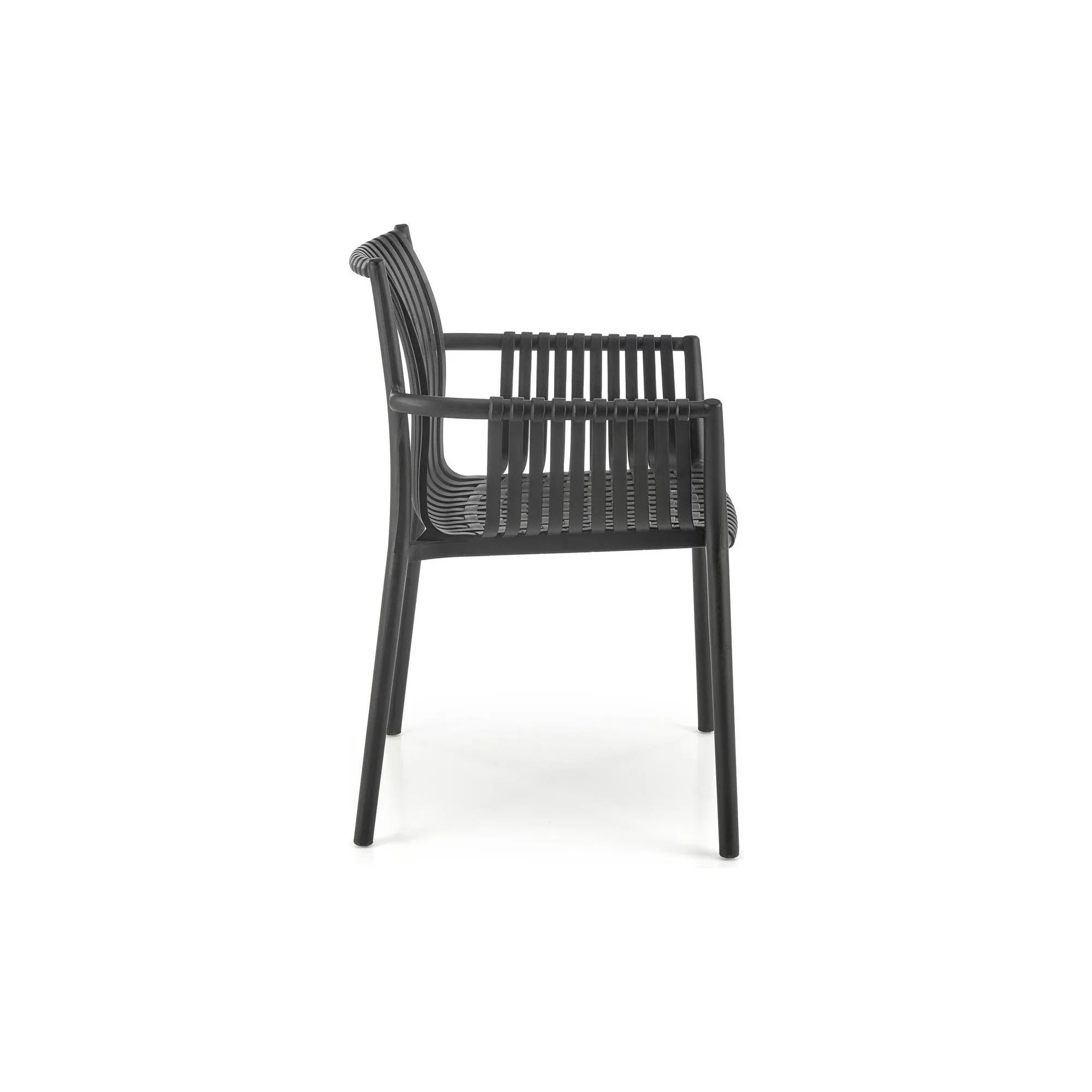 Scaun K492, negru, polipropilena, 60X56X84 cm