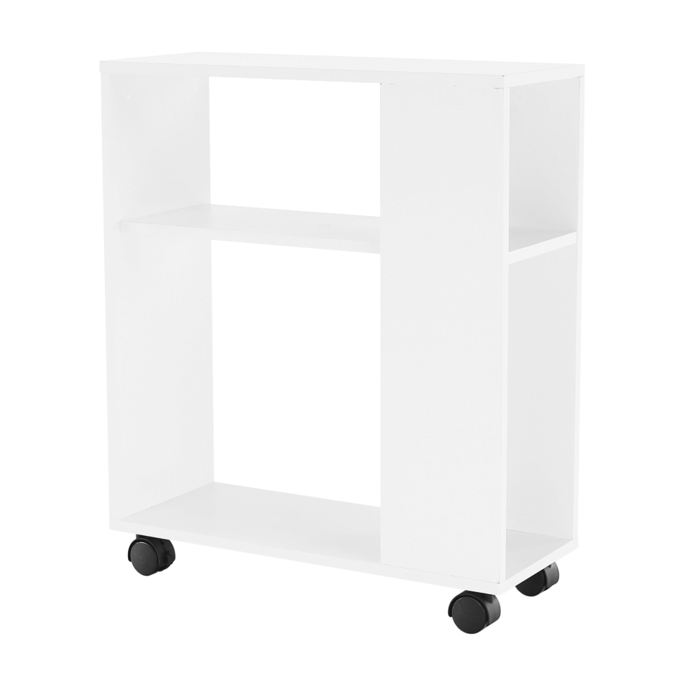 Masuta laterala ZOELA NEW, alb, PAL laminat, 60x24x70 cm