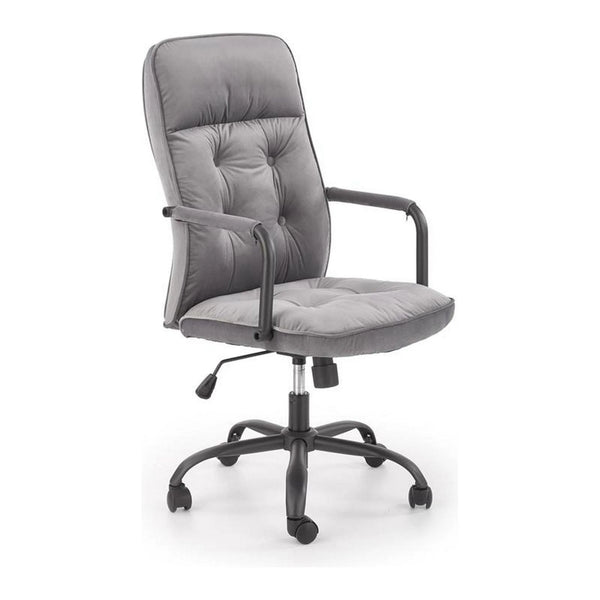 Scaun de birou COLIN, gri, stofa, 54x57x102/110 cm