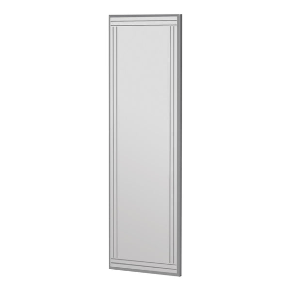 Oglinda perete Buhem, alb, sticla, 40x2x120 cm