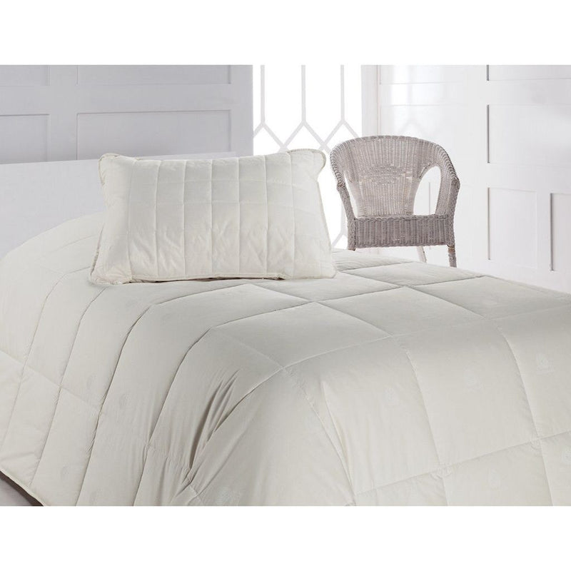 Perna pentru pat, bumbac 100%, alb, 50 x 70 cm