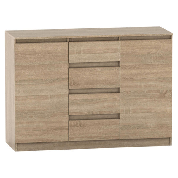 Comoda HANY NEW 010, DTD laminat, stejar sonoma, 133,6x49x95,4 cm