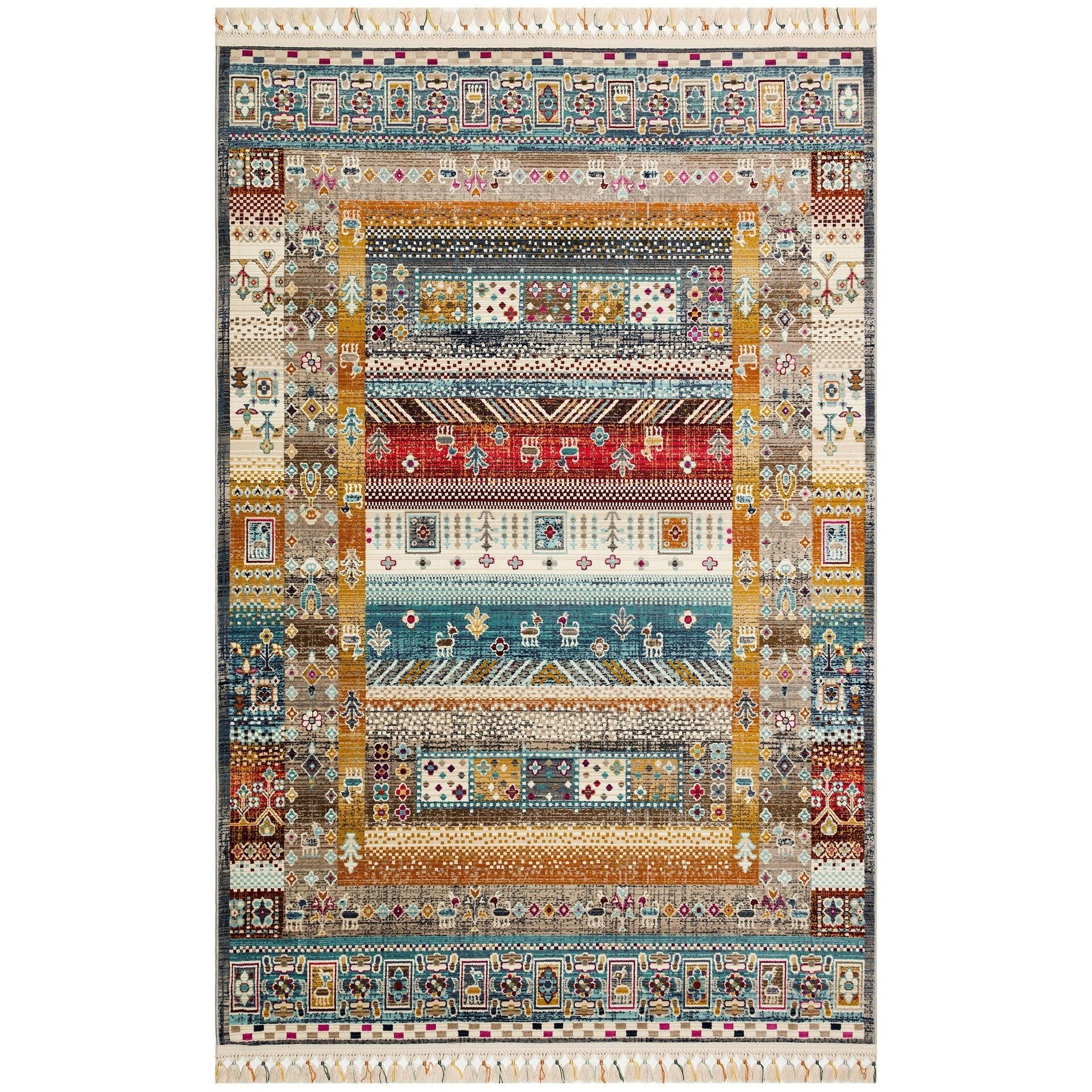 Covor MULTY, 80x150 cm, forma dreptunghiulara, polipropilena, multicolor
