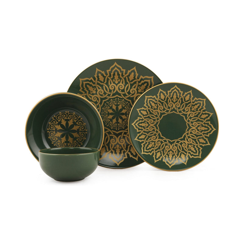 Set de cina 275KRM1560, 24 piese, multicolor, ceramica